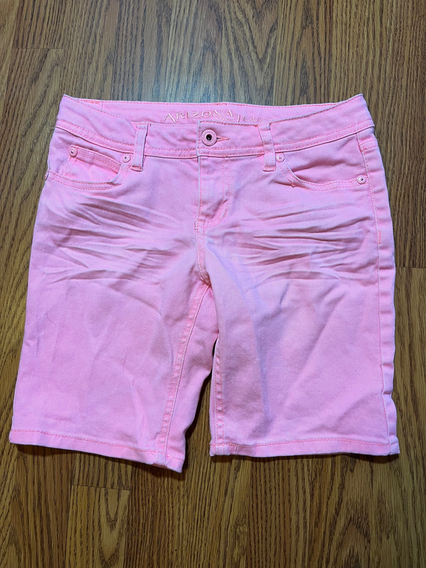 Arizona size 12 pink Jean shorts (adjustable waist)