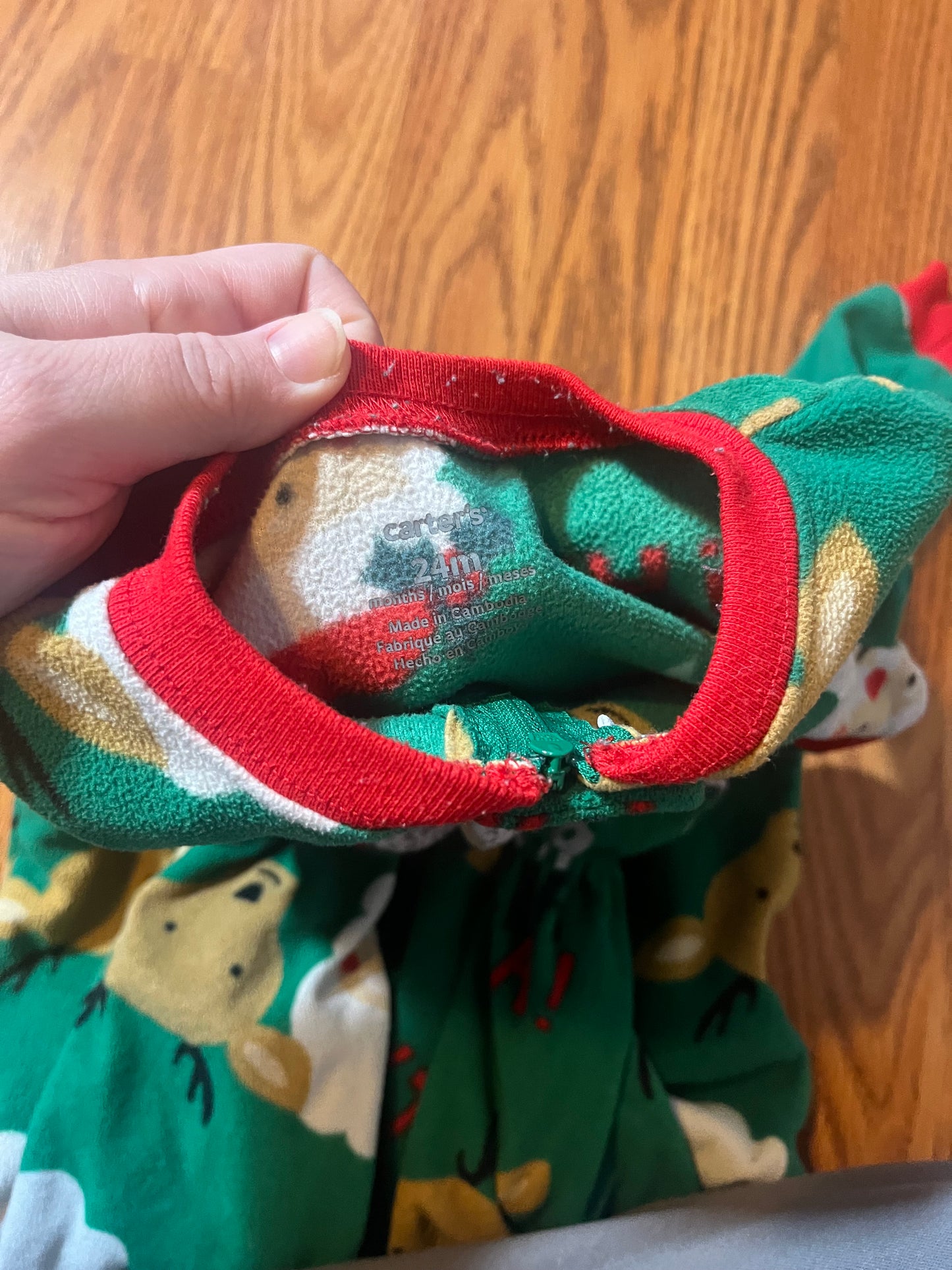 24 months Carters Fleece Christmas sleeper