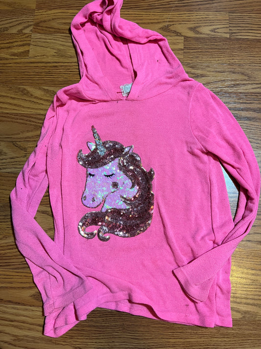 Girls size 10 long sleeve shirt (normal washer wear and looks to fit small)