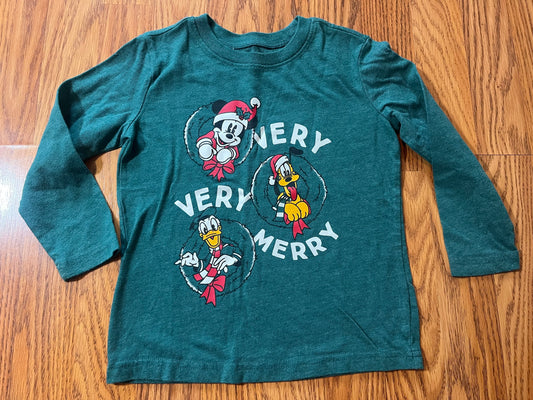 3t Disney jumping bean Mickey Christmas top