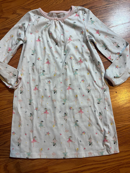 4-5 carters night gown (ballerinas)