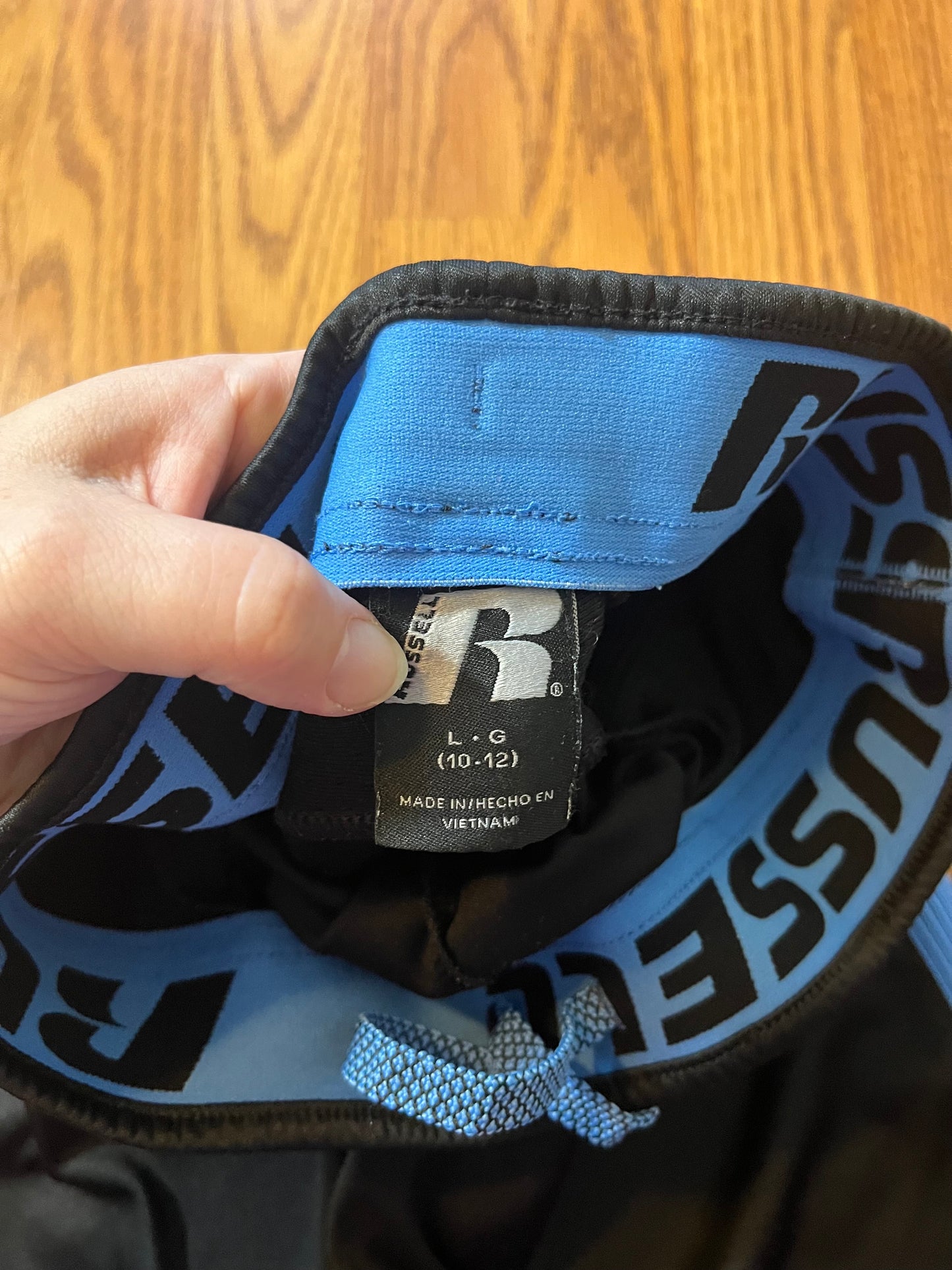 Russell athletic shorts size 10/12