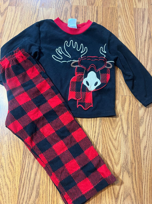 4t Fleece boys pj set