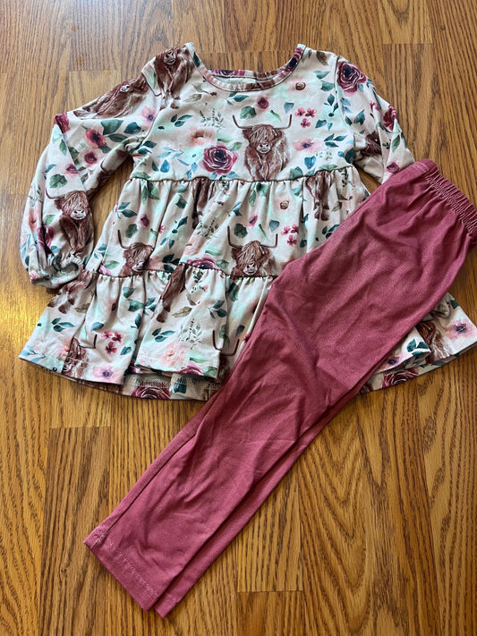 2/3y boutique girls outfit (normal washer wear)