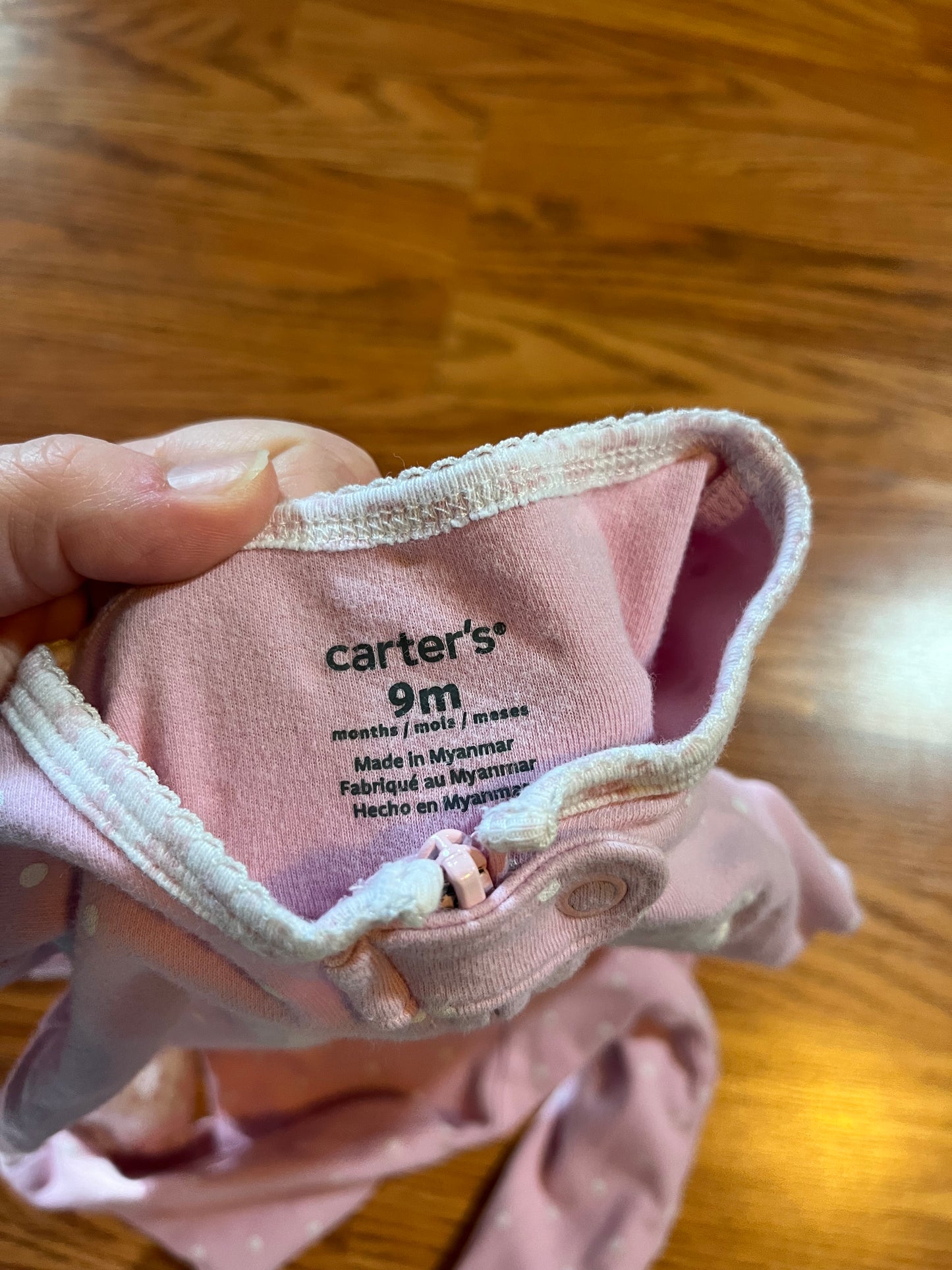 9 months carters sleeper