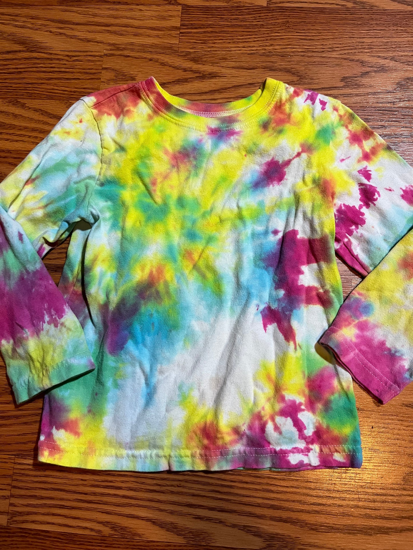 4t Garanimals homemade tye dye long sleeve top