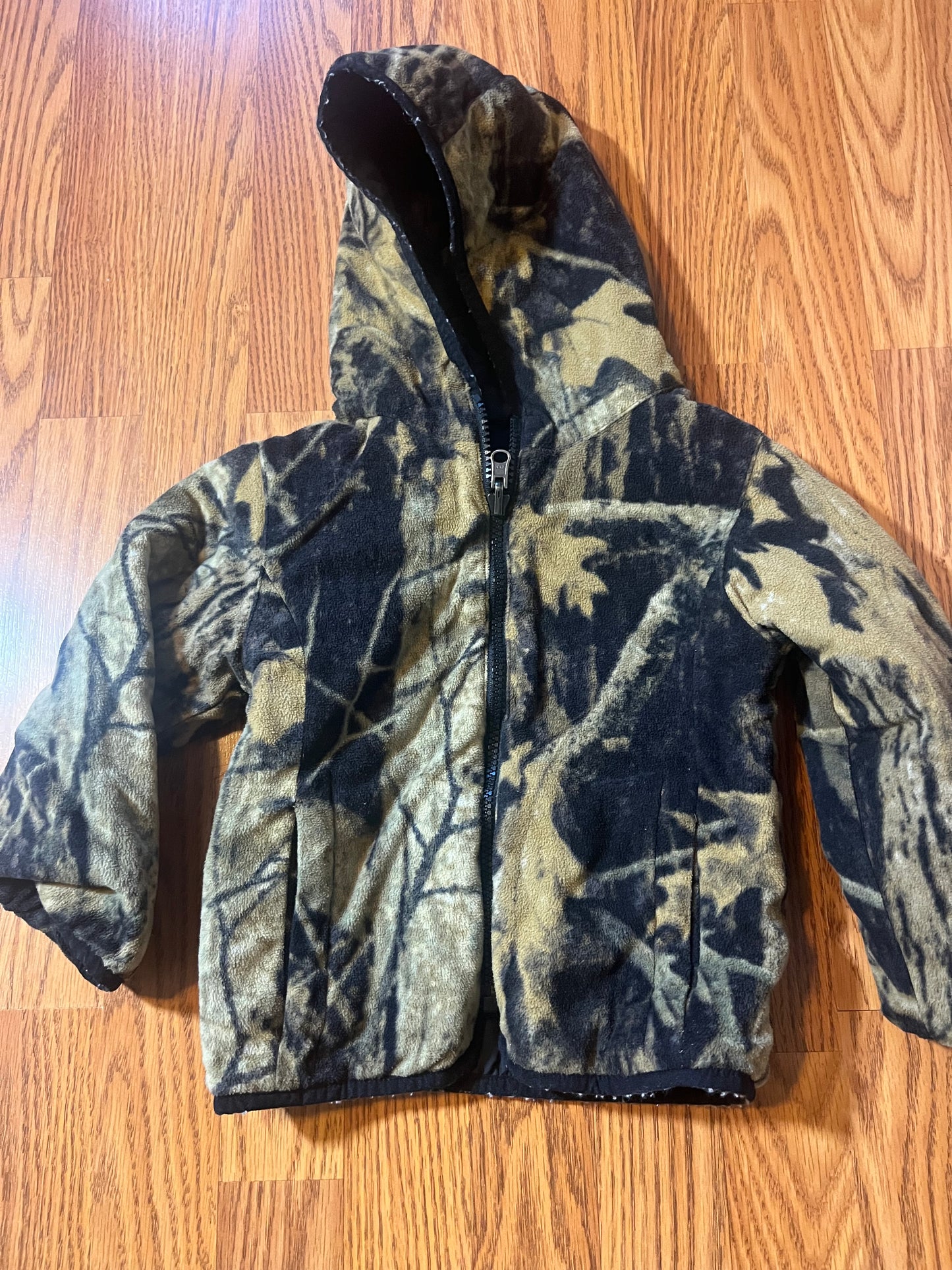 4t Columbia jacket reversible camo