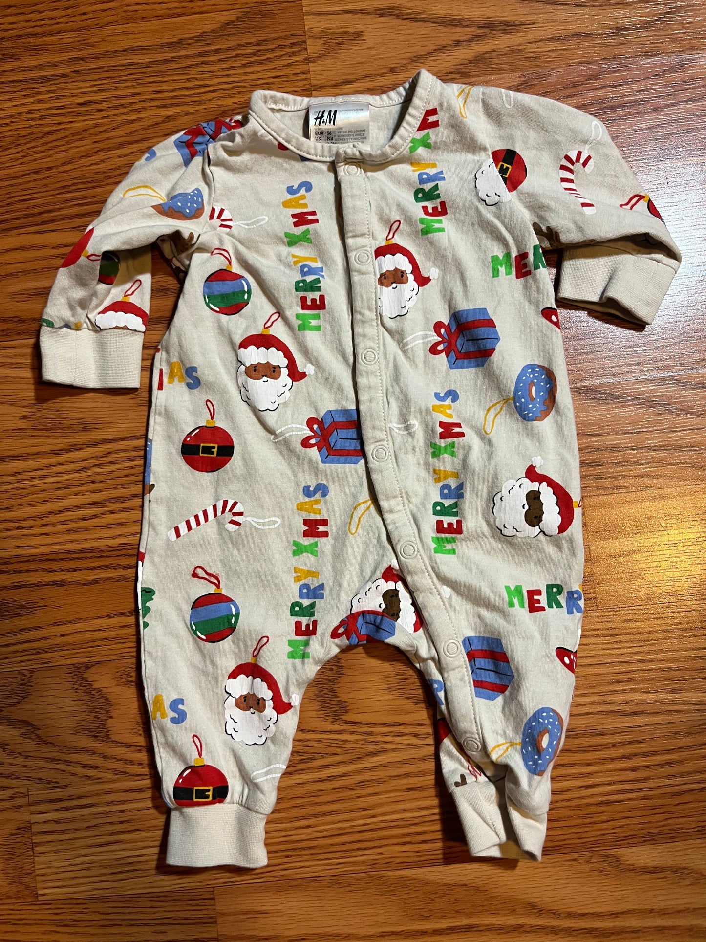 Newborn H&M Christmas romper