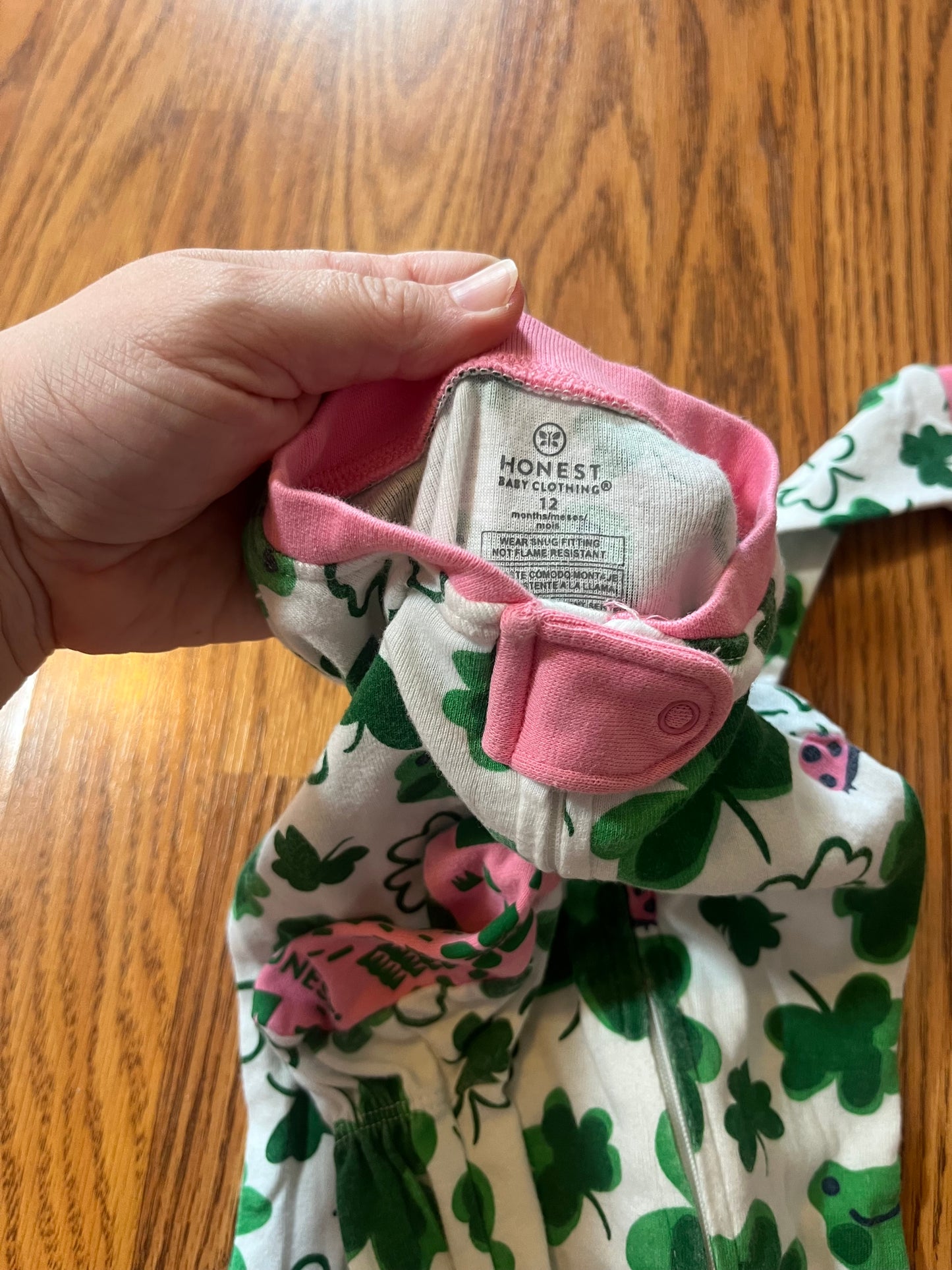 12 months Honest Company sleeper