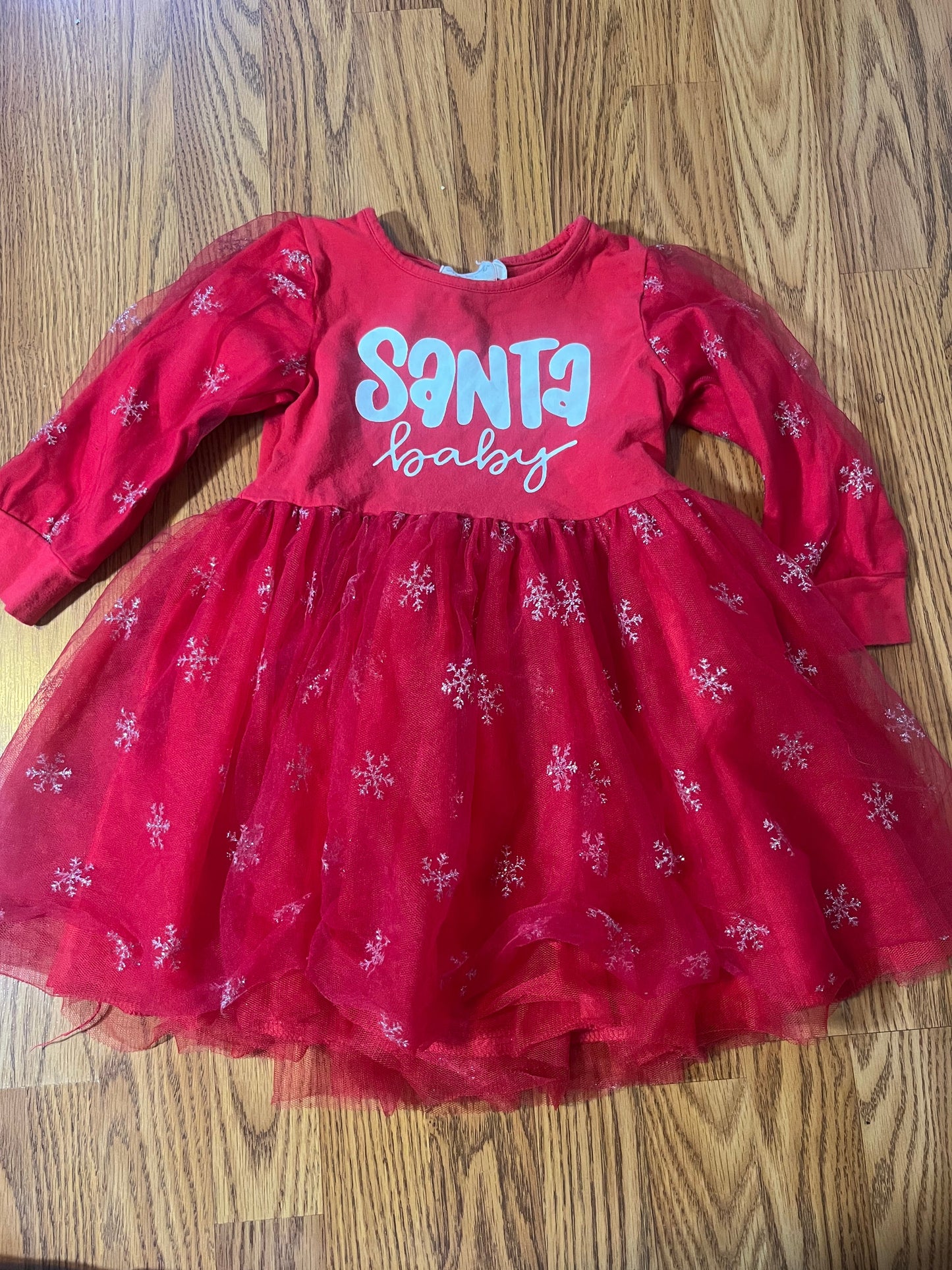 Marie Nicole boutique Christmas dress size L (online chart says 4t I would say fits maybe a tad small)