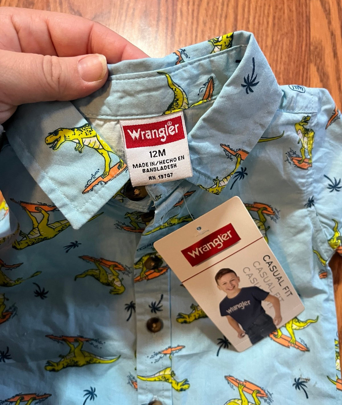 12 months Wrangler boys outfit (new with tags!)