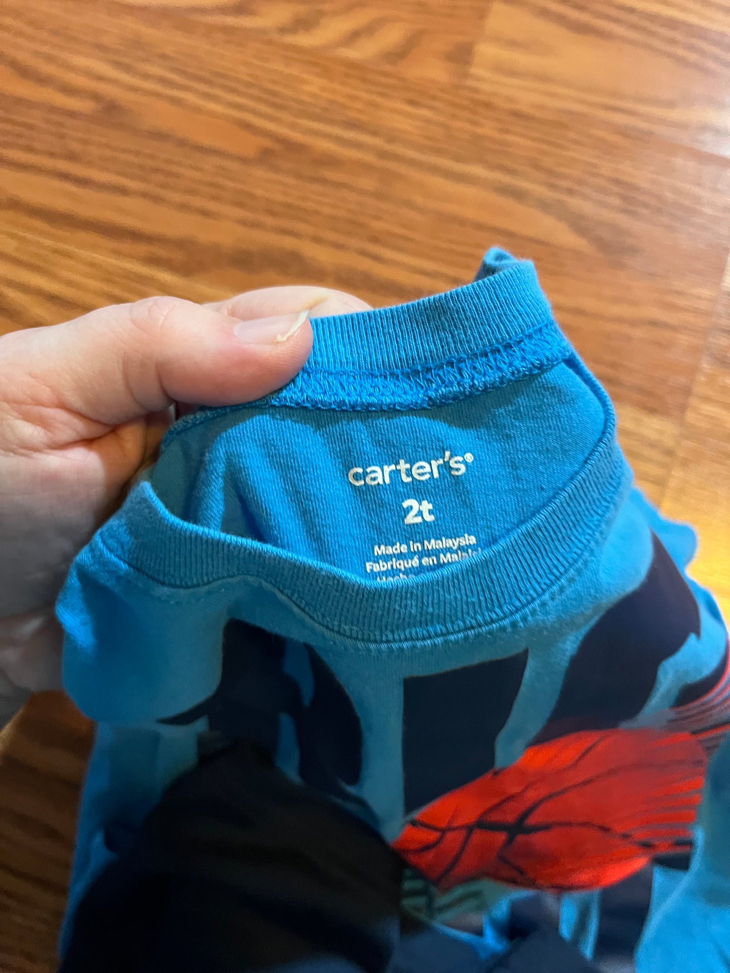 2t Carters tshirt / jumping beans shorts