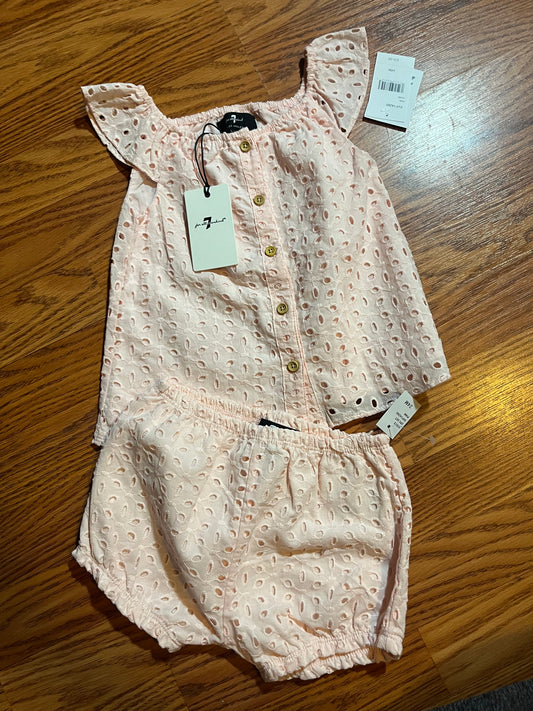 24 months girls 7 for all mankind outfit (new with tags!)