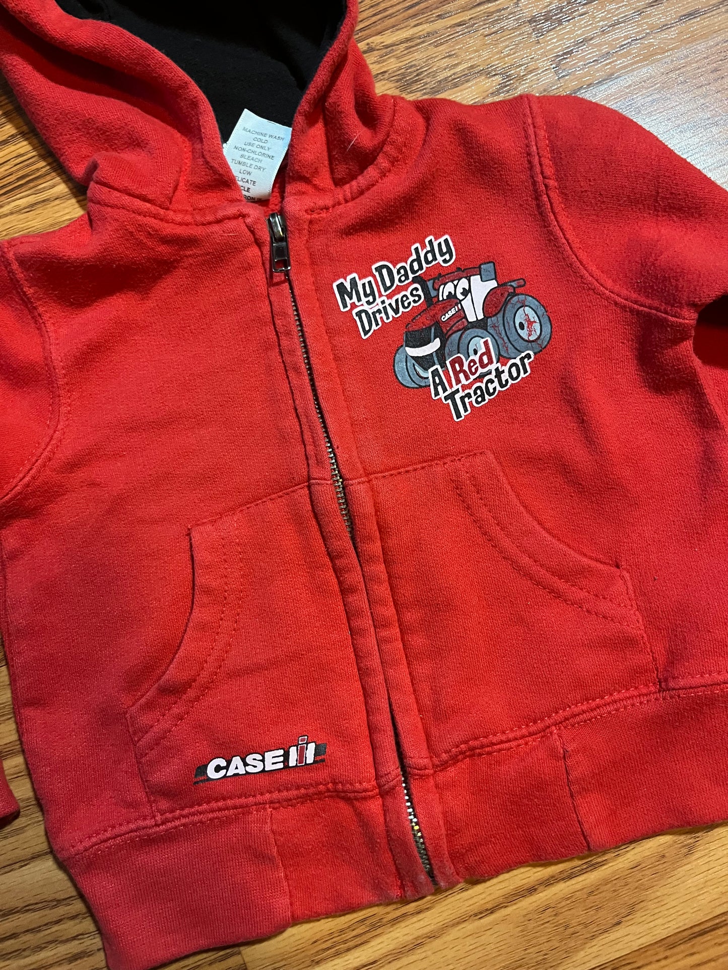 12 months Case red tractor boys jacket (normal wear as shown)!