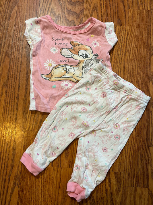 9 months Disney Pj set (snug fit/small)