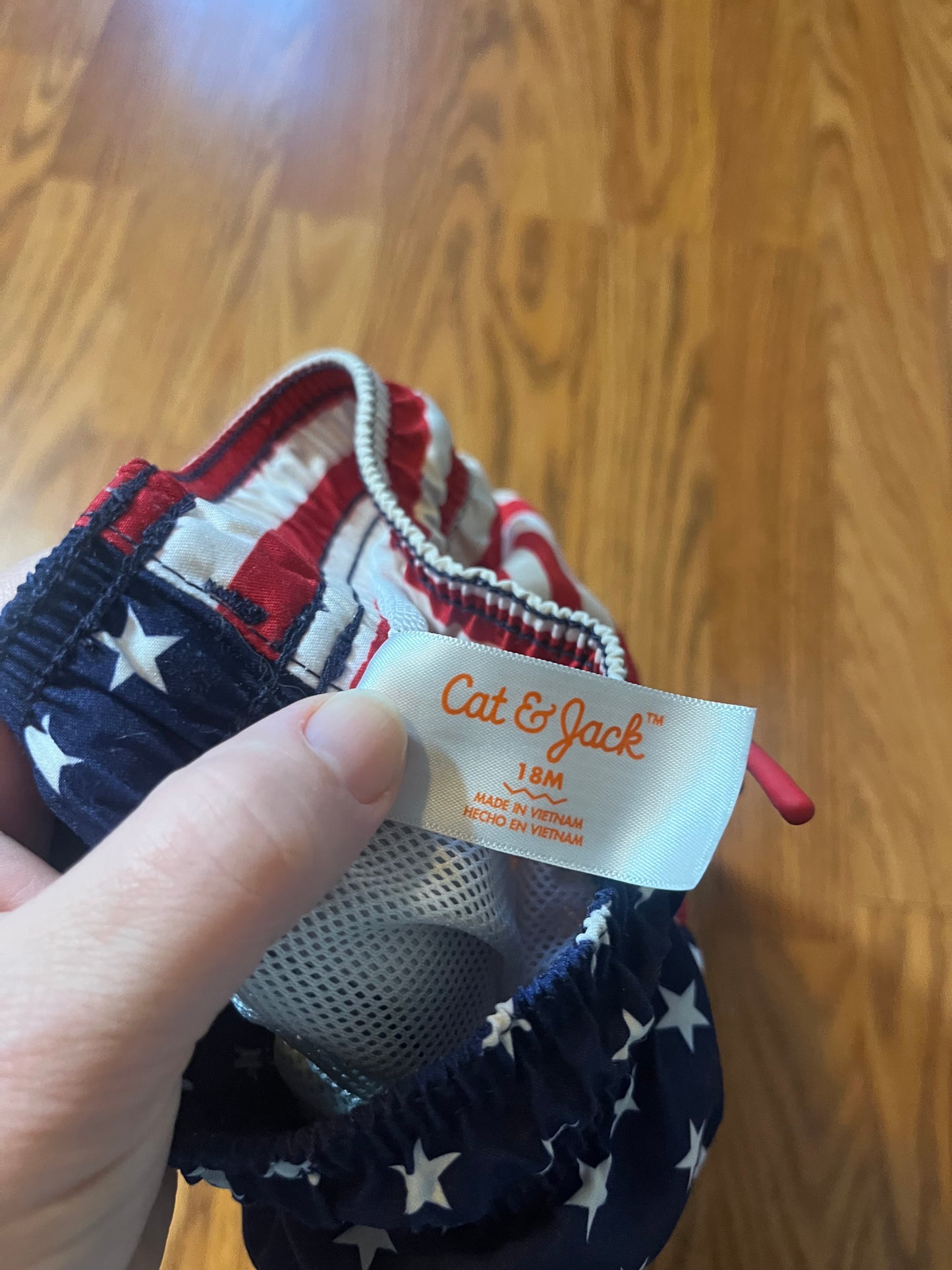 18 months Cat & Jack swimming trunks