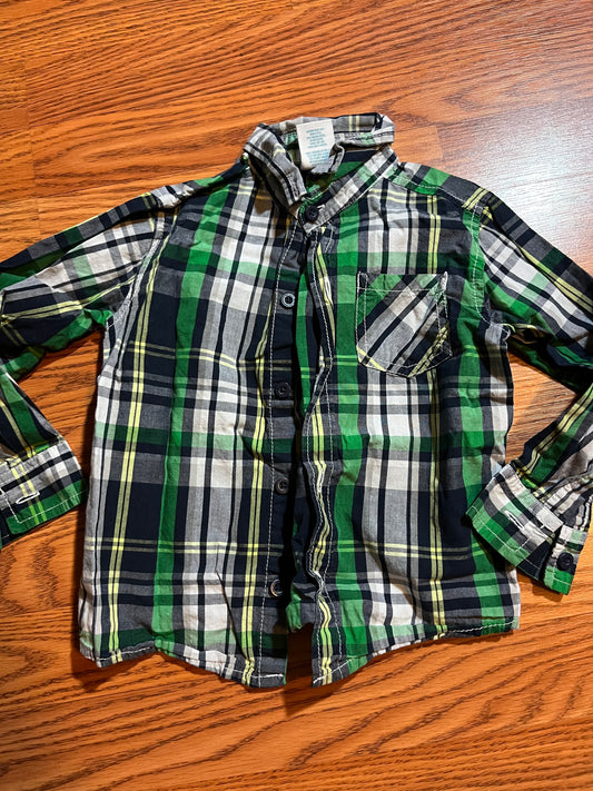 3t plaid button up wonderkids