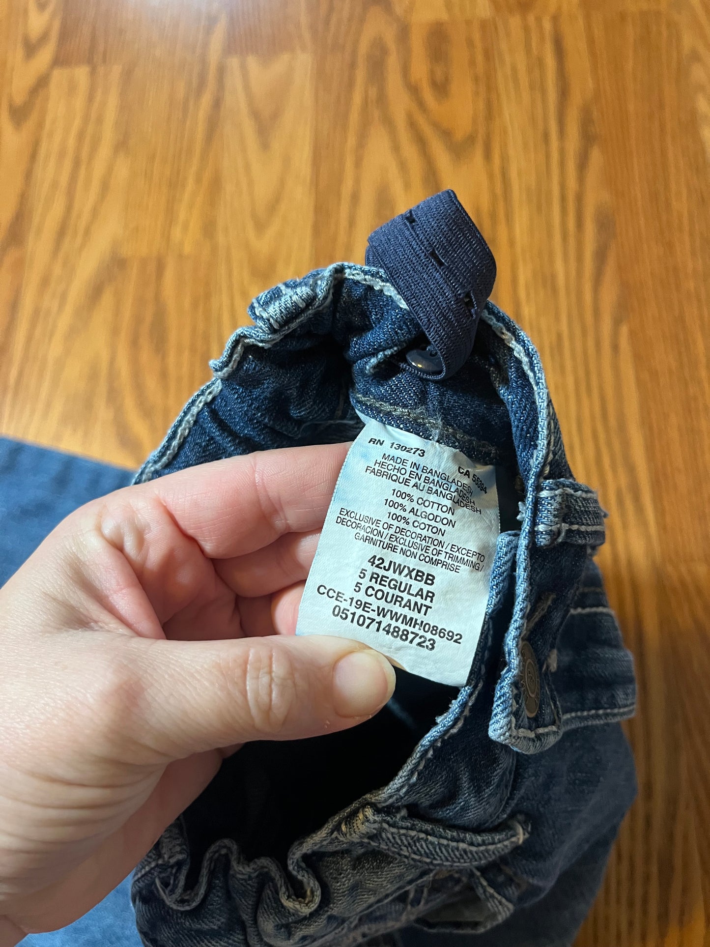 Wrangler Boys size 5 jeans adjustable waist