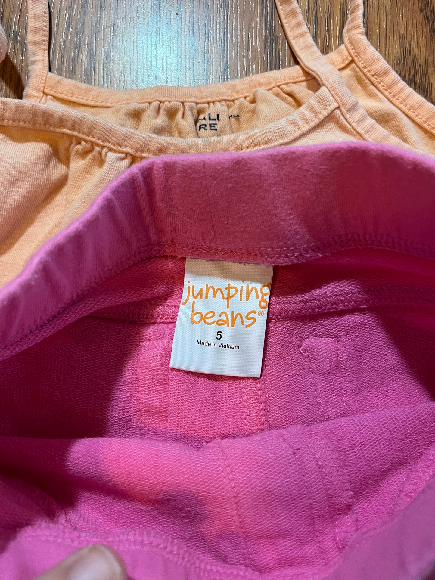 Size 5 jumping bean shorts / fall creek tank size 5t