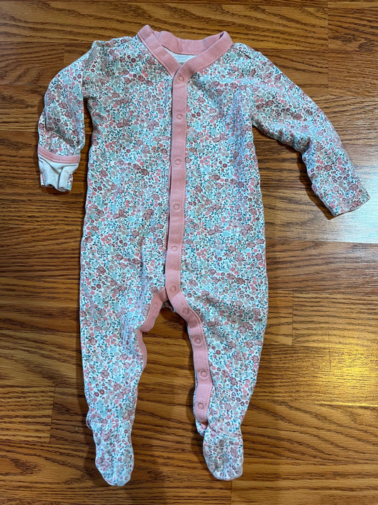 6/9 months floral Old Navy sleeper