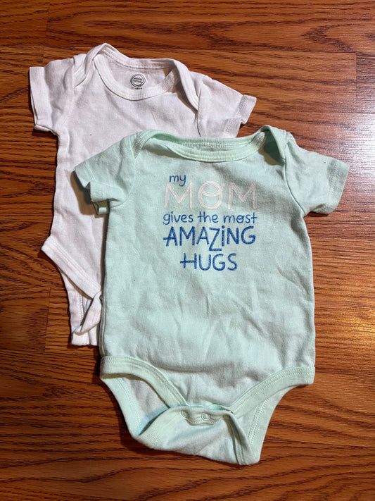 Newborn cat & Jack and wonder nation onesies (unisex)