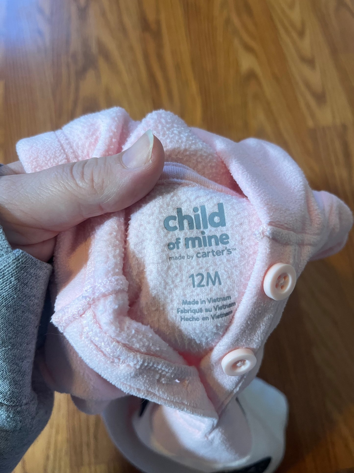 12 months Carters soft fleece sweatshirt
