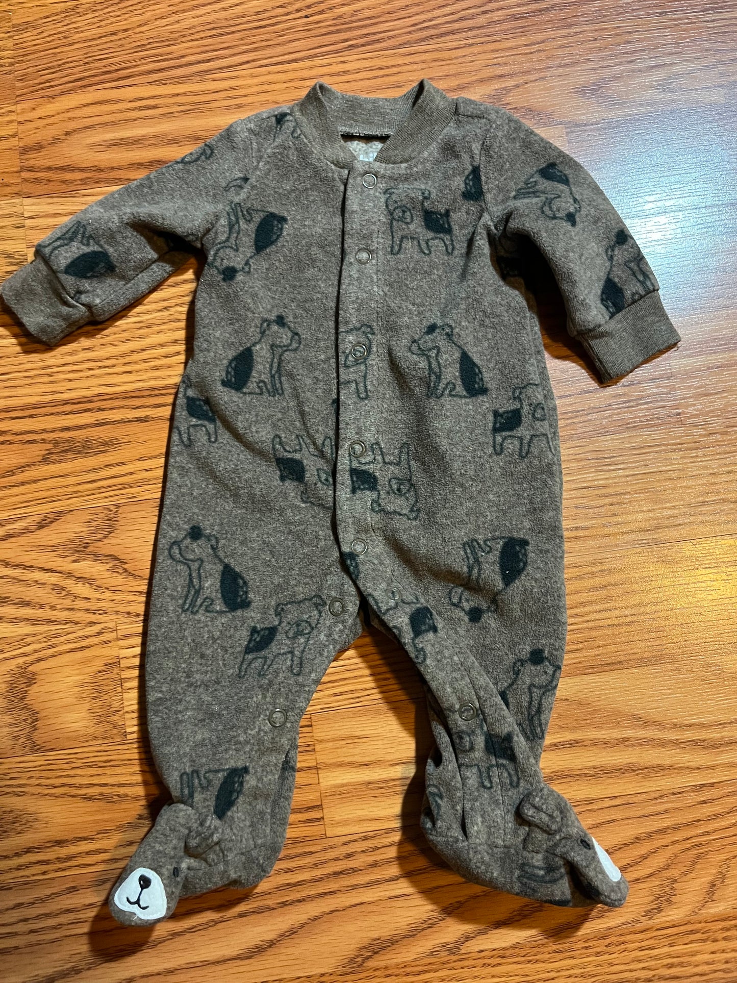 Newborn carters fleece sleeper