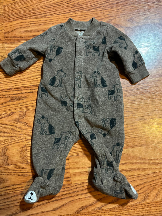 Newborn carters fleece sleeper