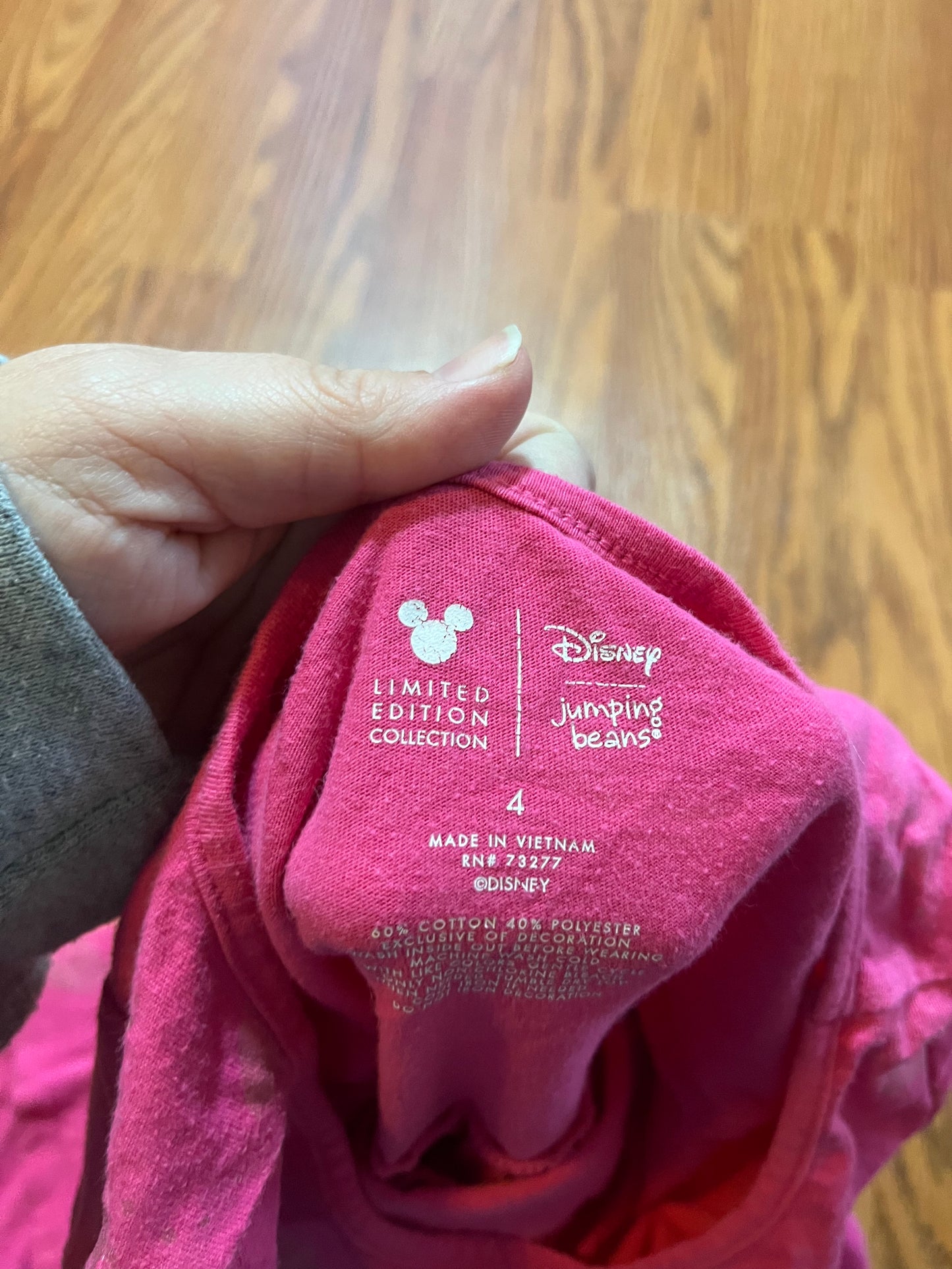 Jumping bean Disney princess dress size 4