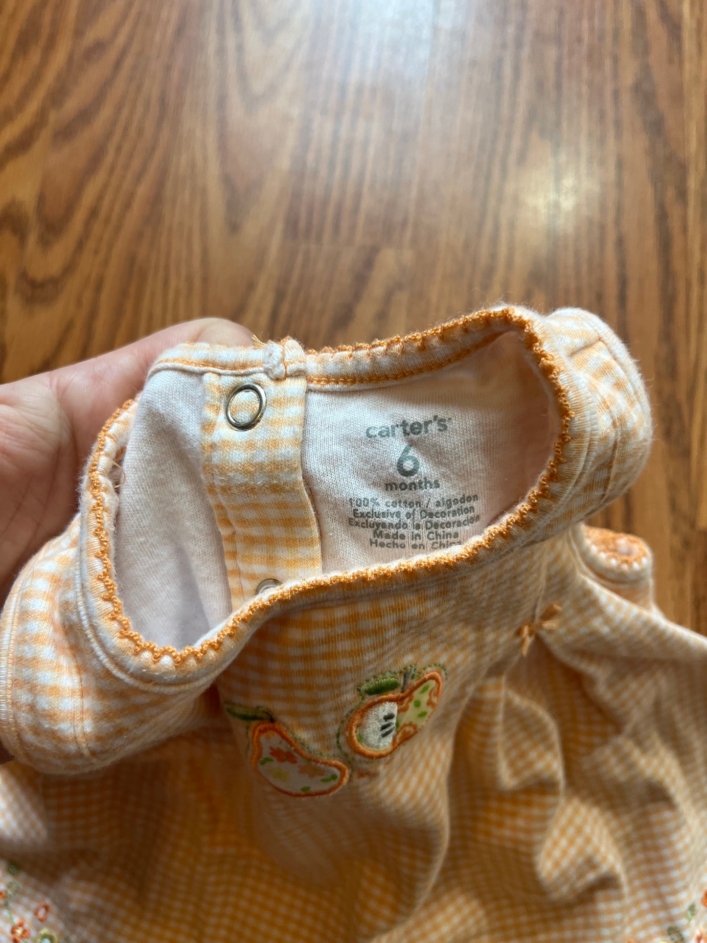 6 months carters romper dress