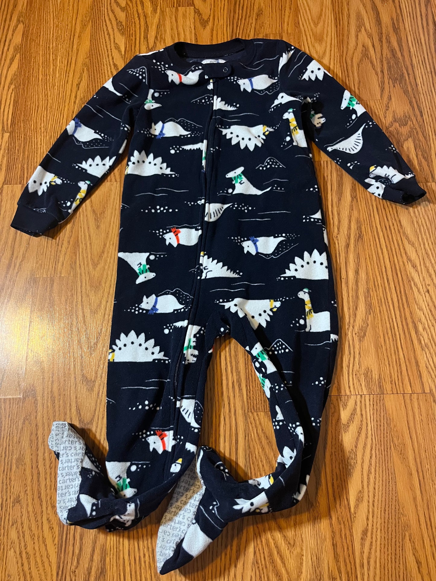 4t Carters fleece Dino sleeper