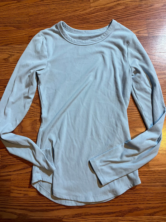 Jr girls size small (light blue)long sleeve top