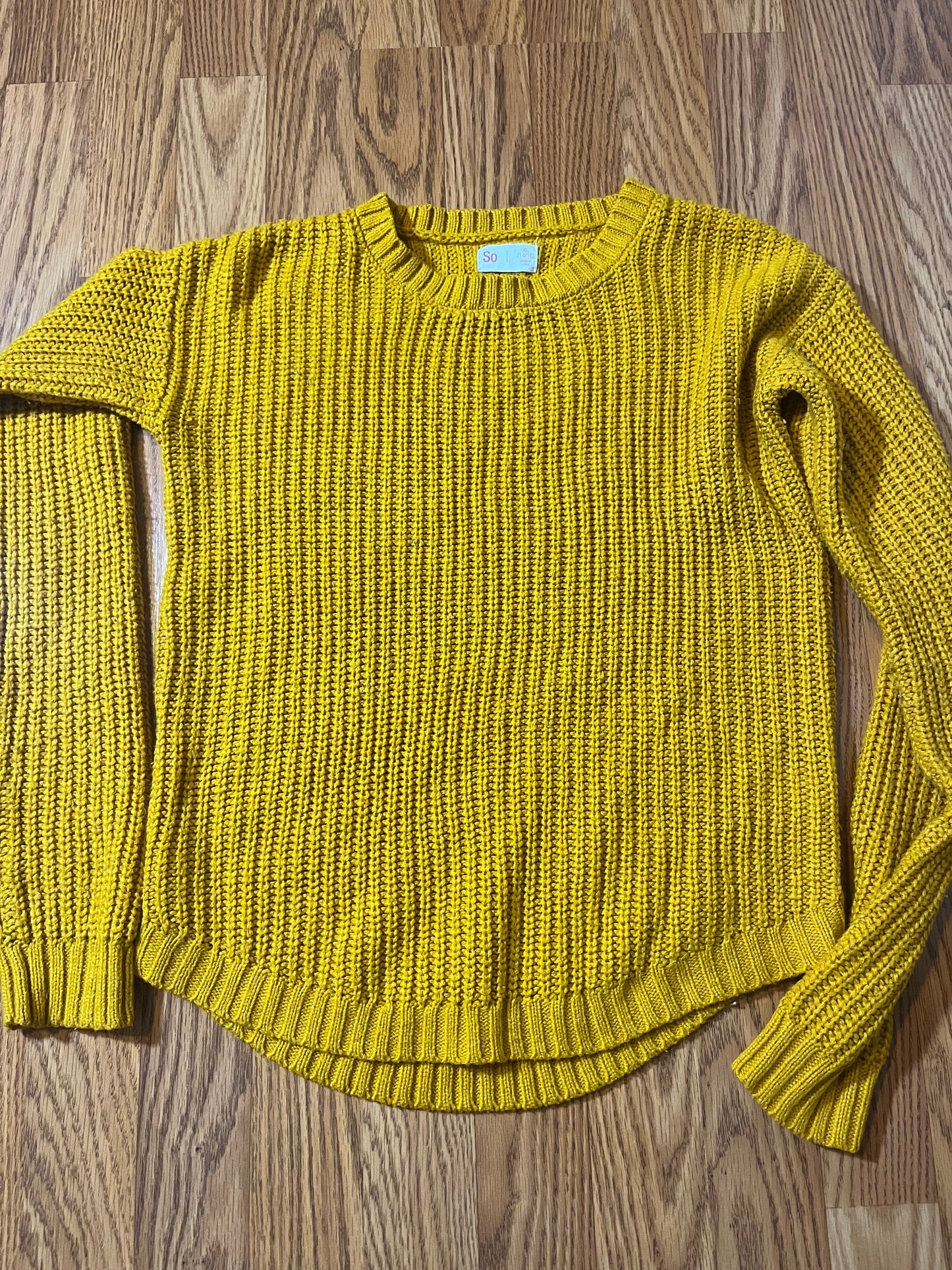 SO 14/16 sweater mustard yellow