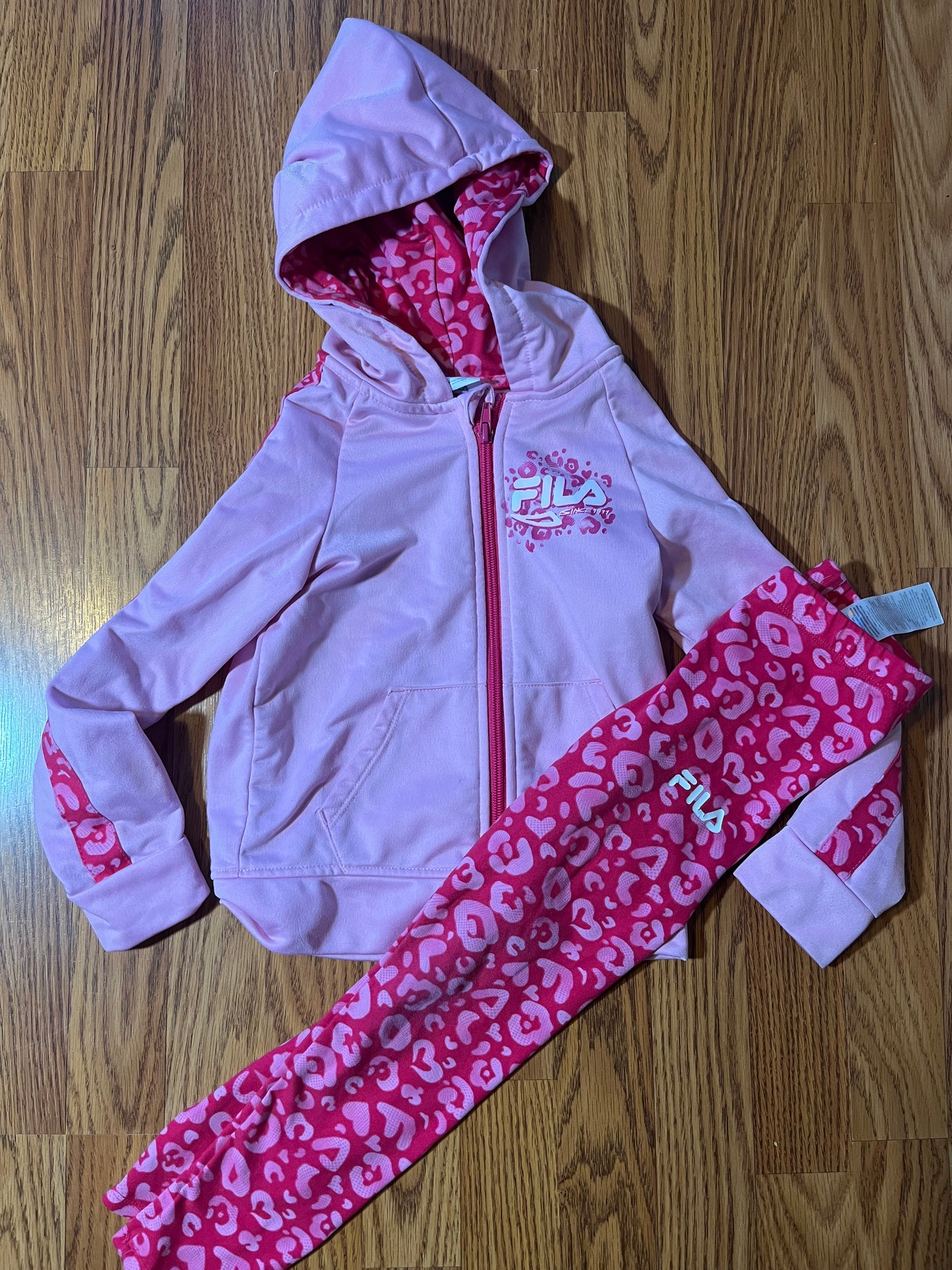 Fila size 5/6 jacket and leggings (small pen mark as shown not very big/noticeable)