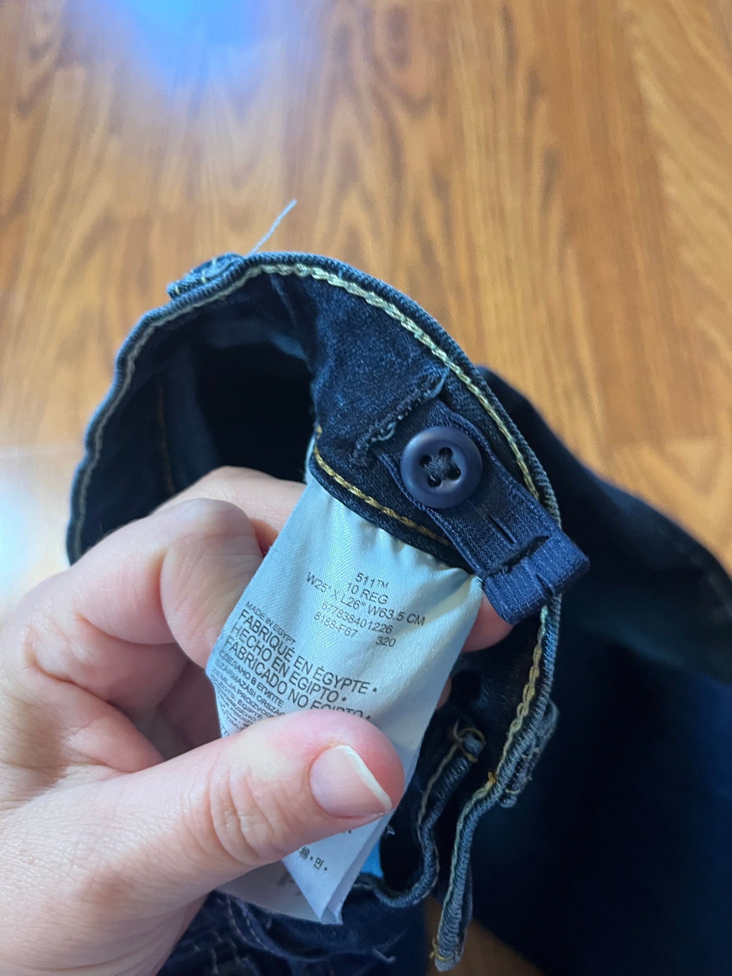 Levi Size 10 Jeans (adjustable waist)
