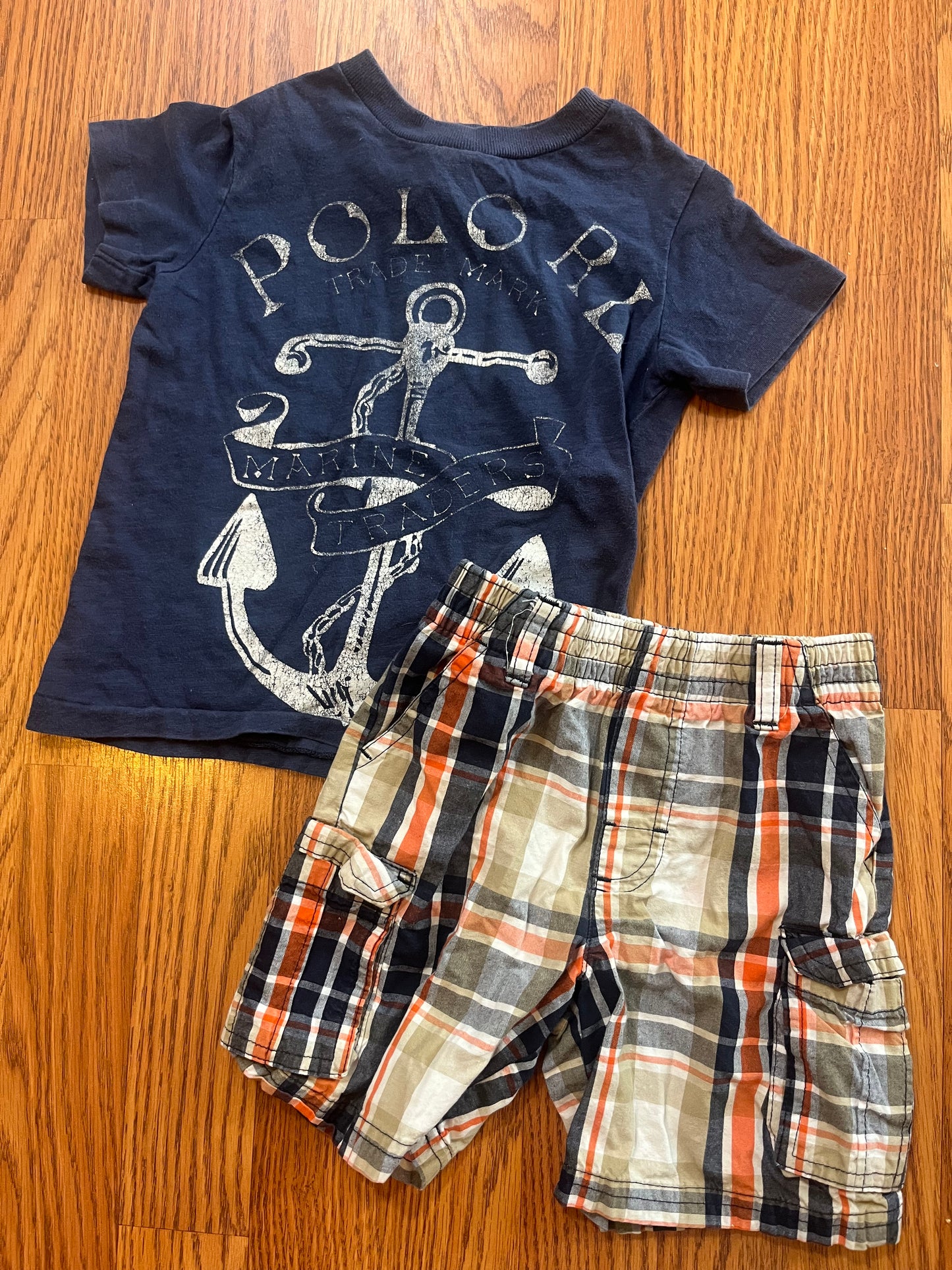 2t polo top / 2t Garanimals shorts