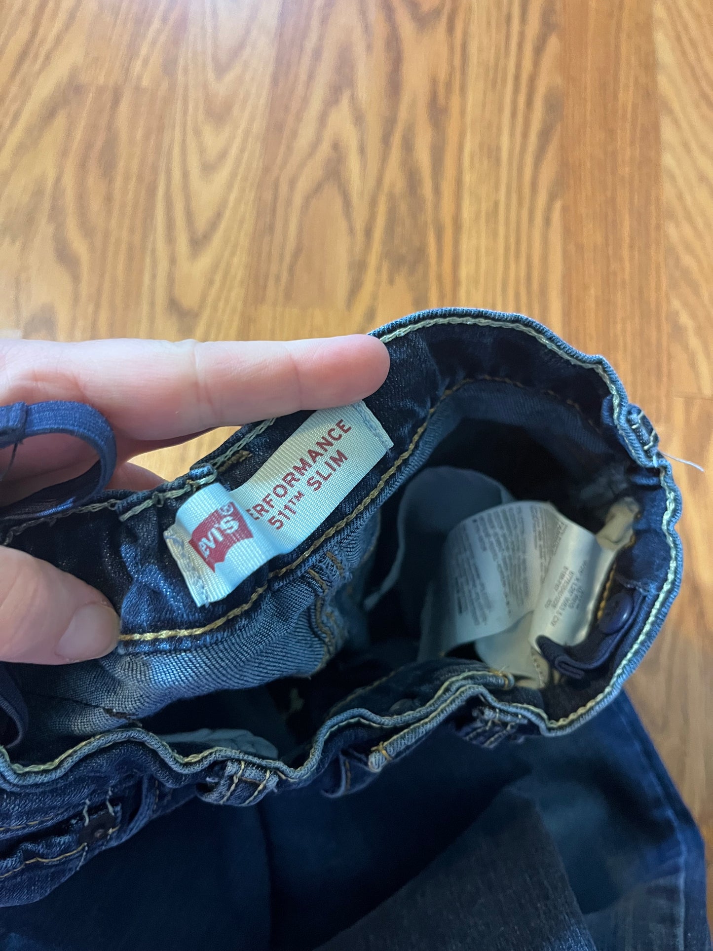 Levi Size 10 Jeans (adjustable waist)