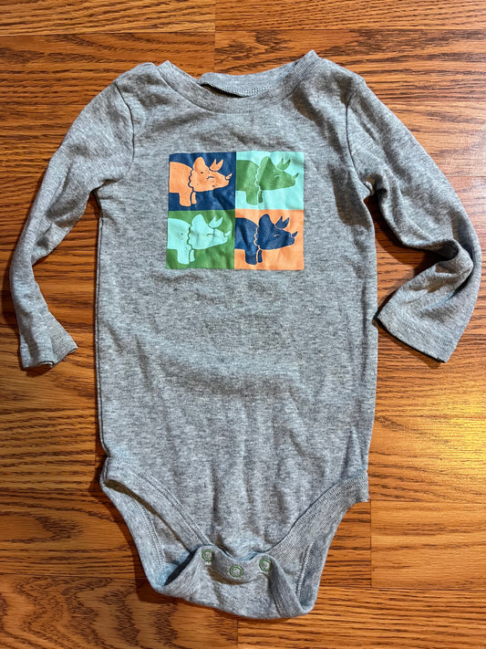 12 months Okie Dokie onesie long sleeve