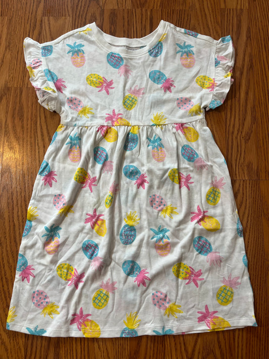 5t Old Navy pineapple print dress