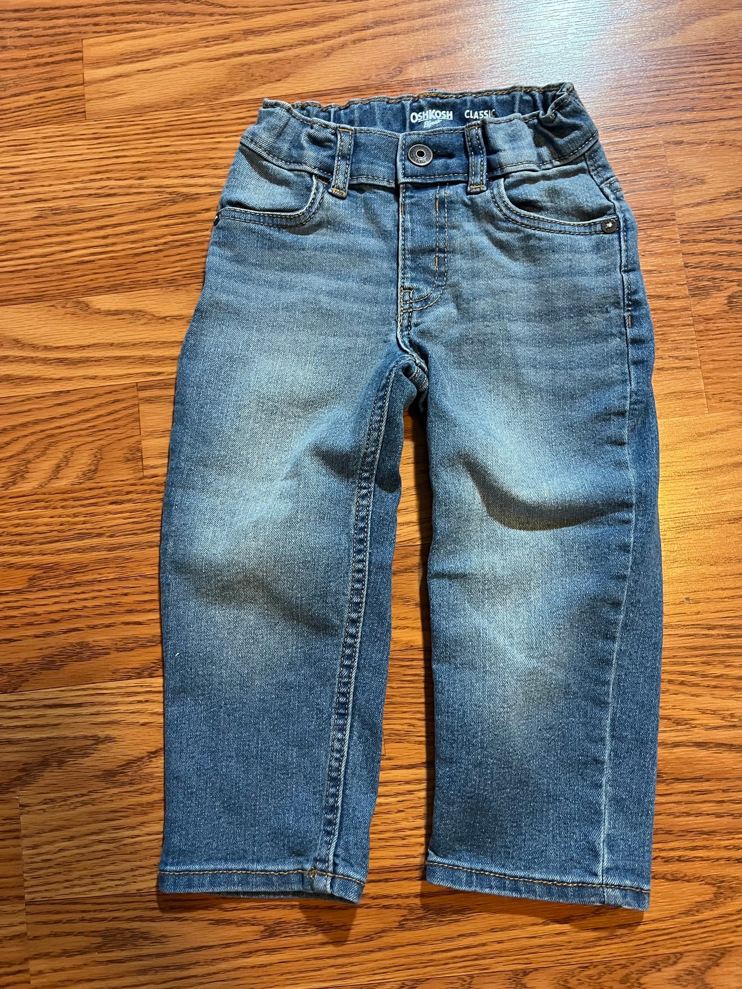 2t/2 Oshkosh jeans (adjustable waist)