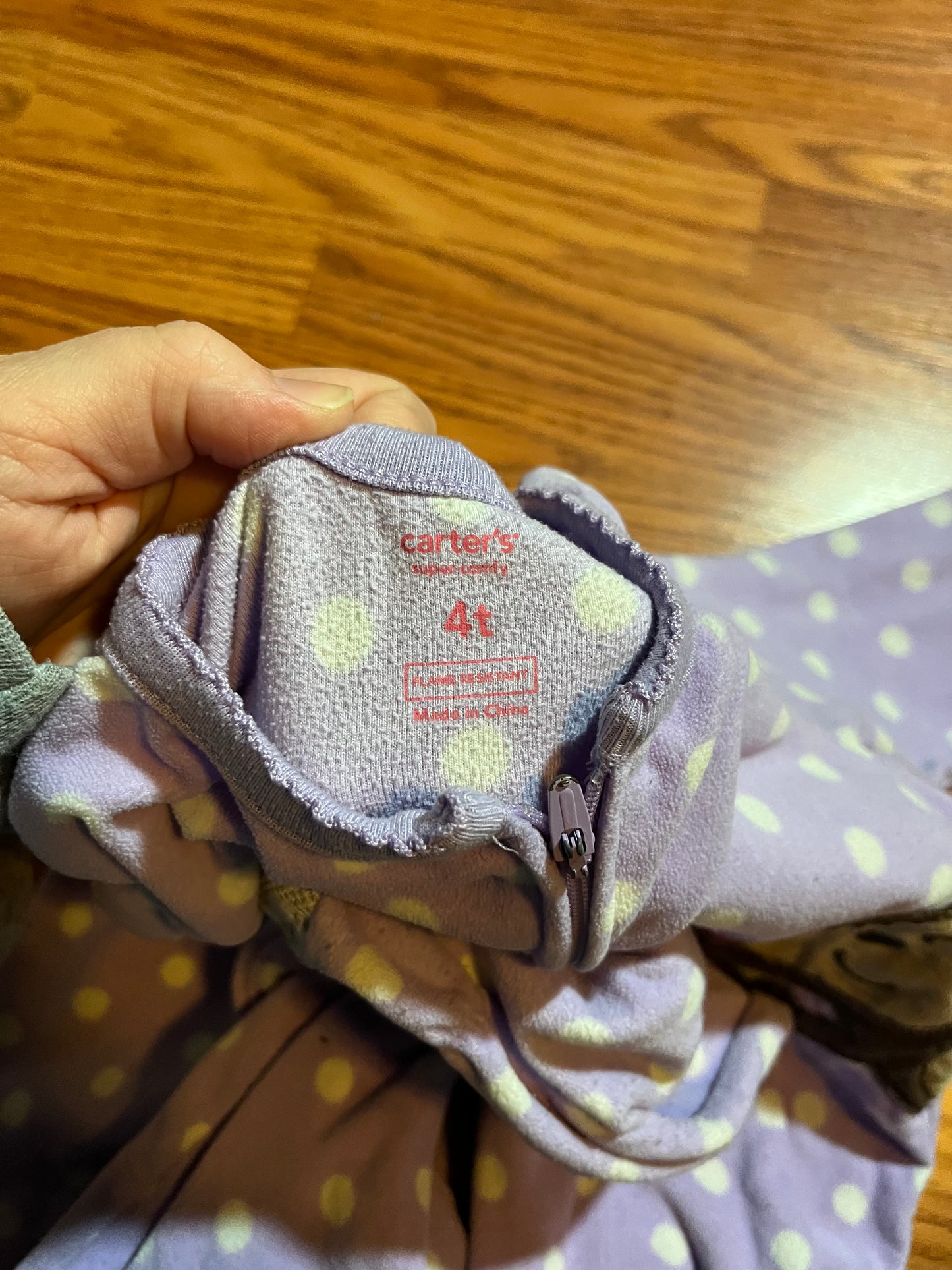 4t carters fleece sleeper