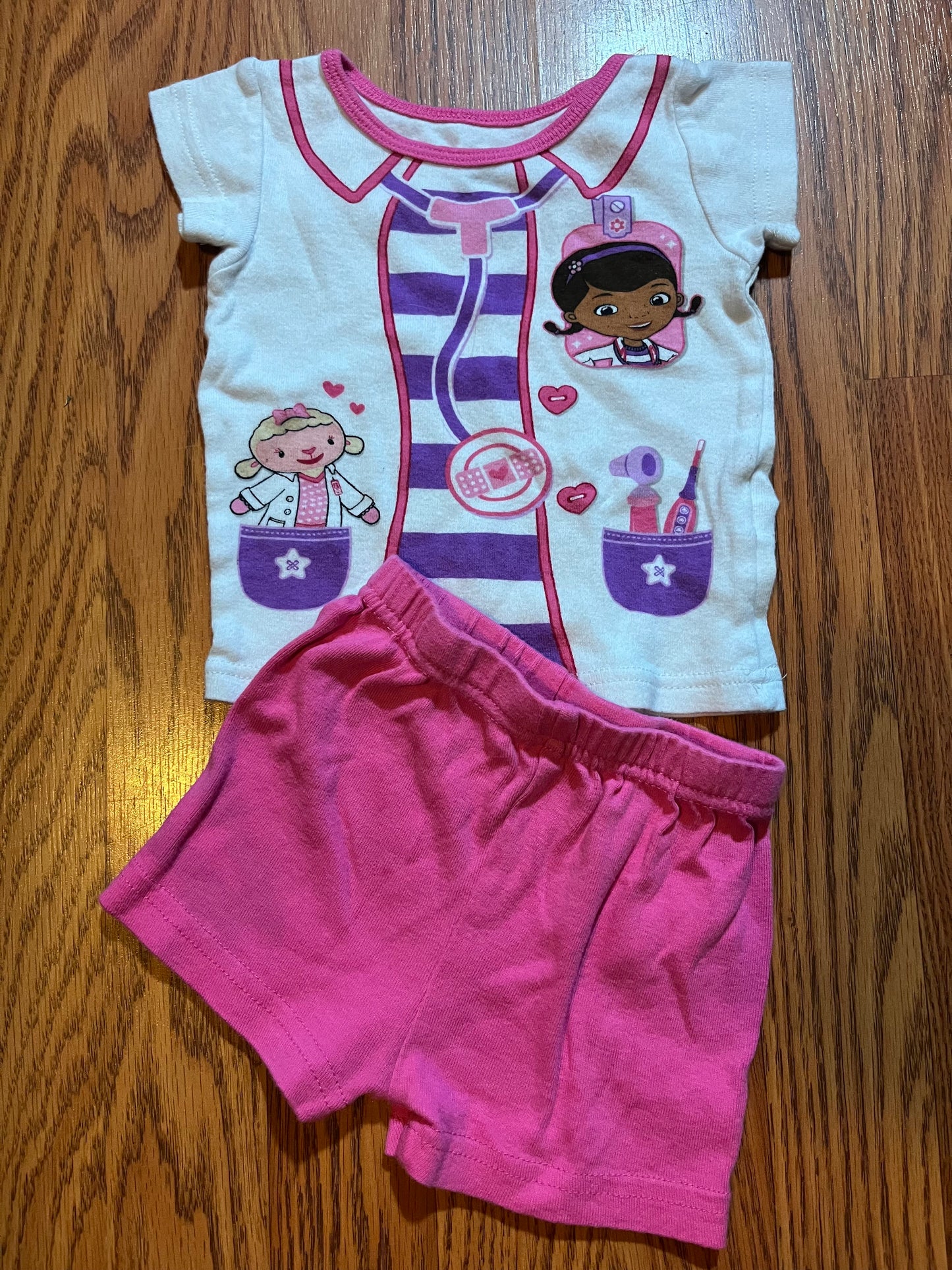 24 months doc mcstuffins pj set (snug fit)