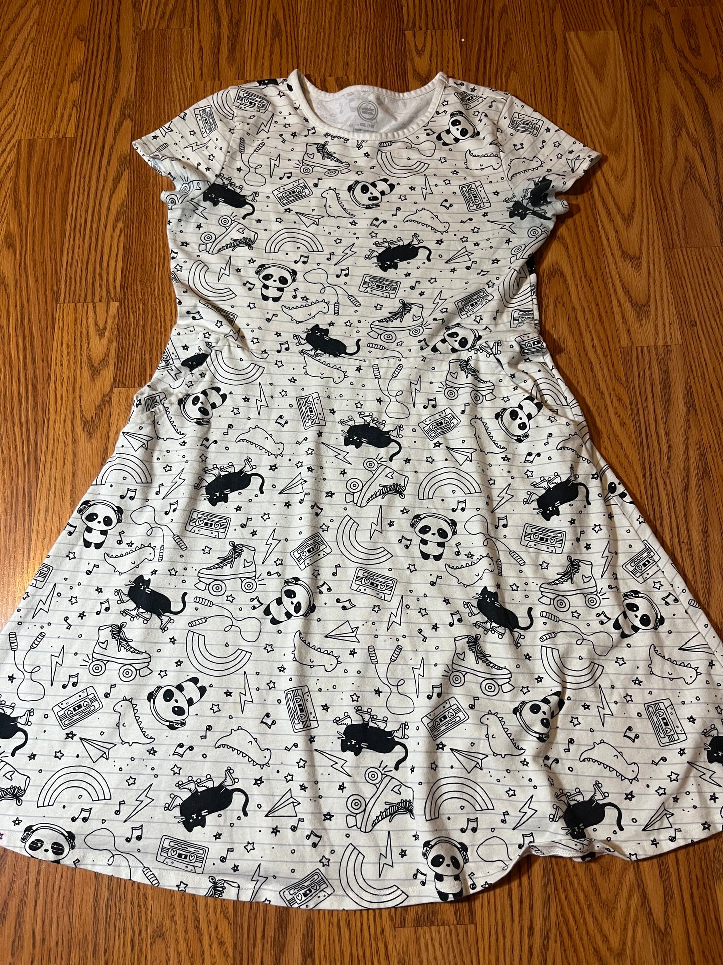 Girls wonder nation size 18 dress