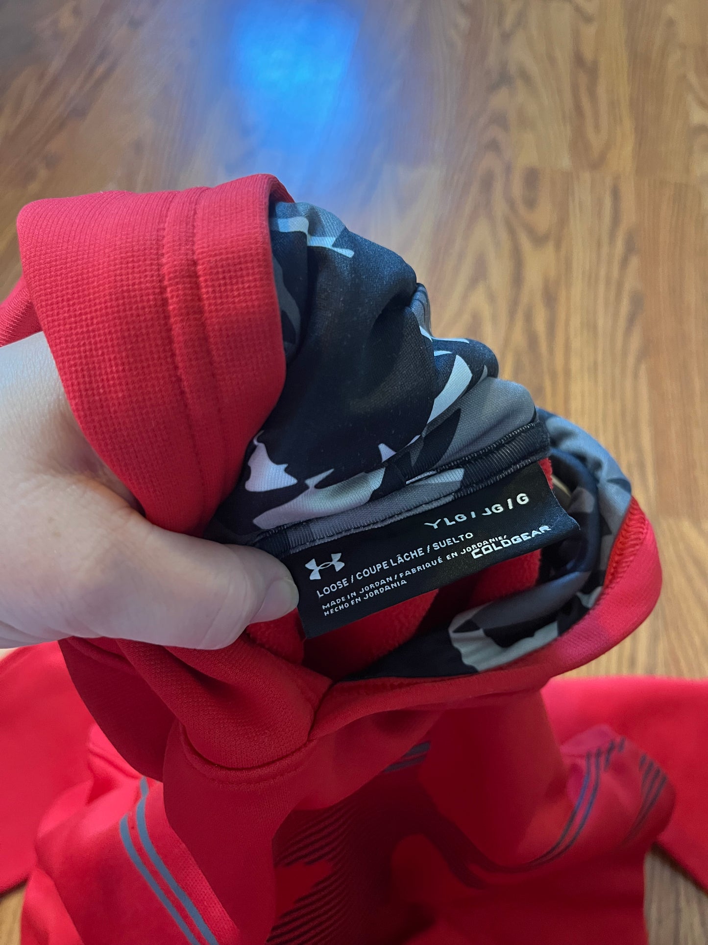 Under Armour boys hoodie size YLG