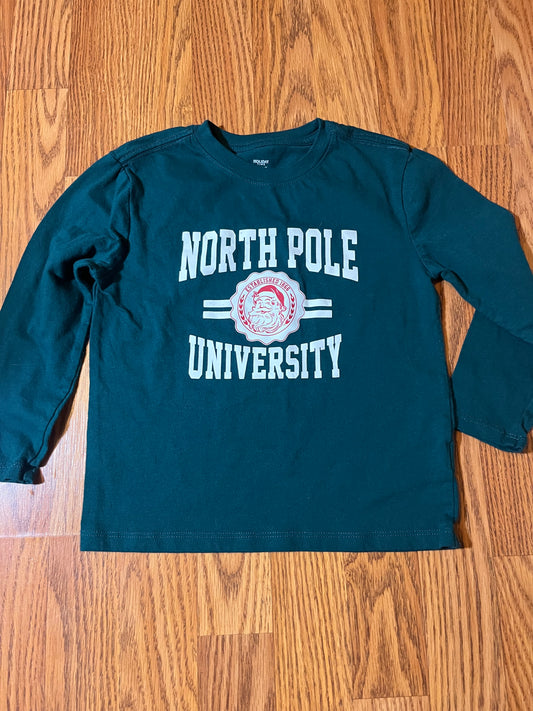 4/5 Boys Holiday Christmas long sleeve top