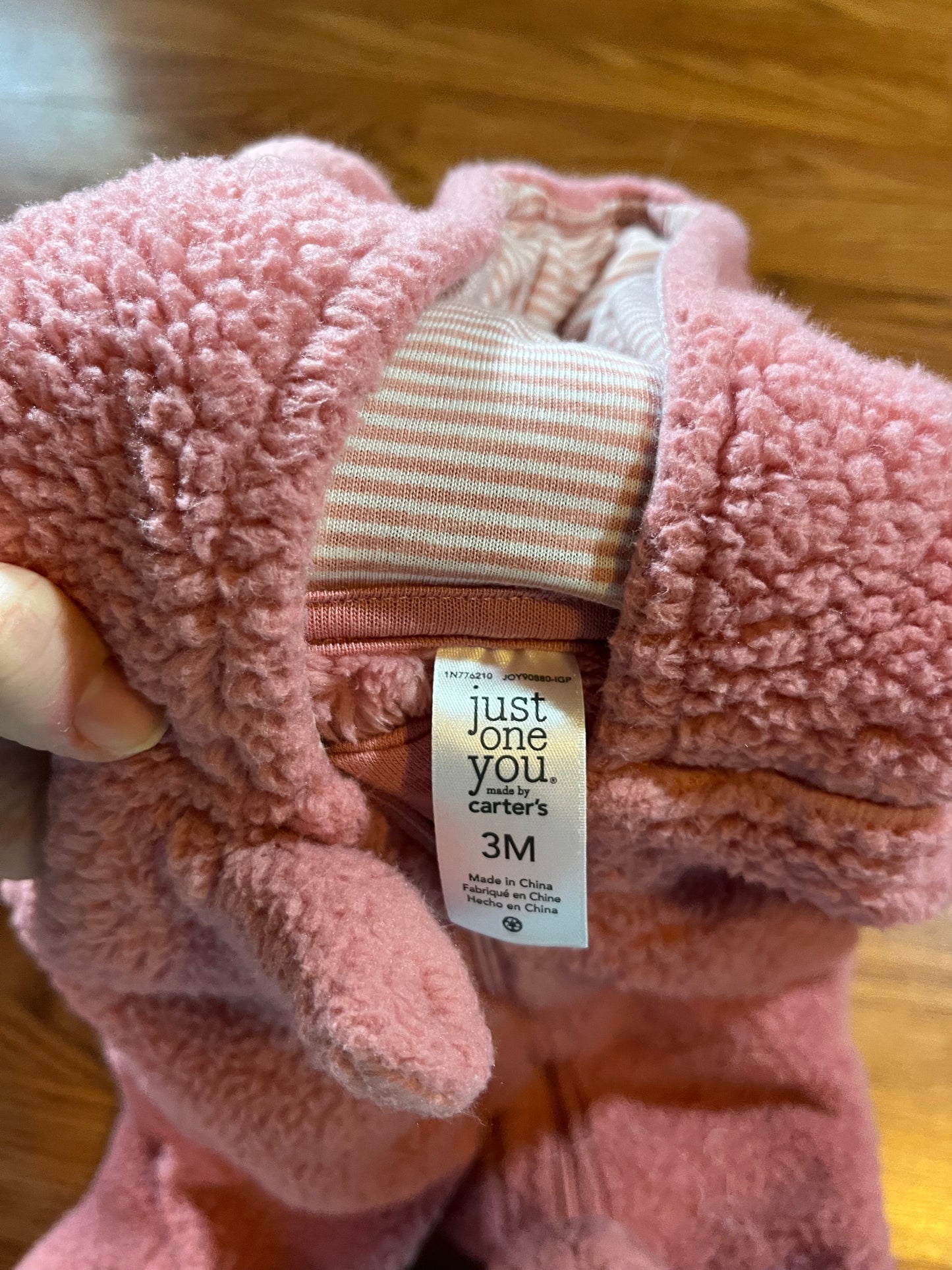 3 months carters baby girls fleece