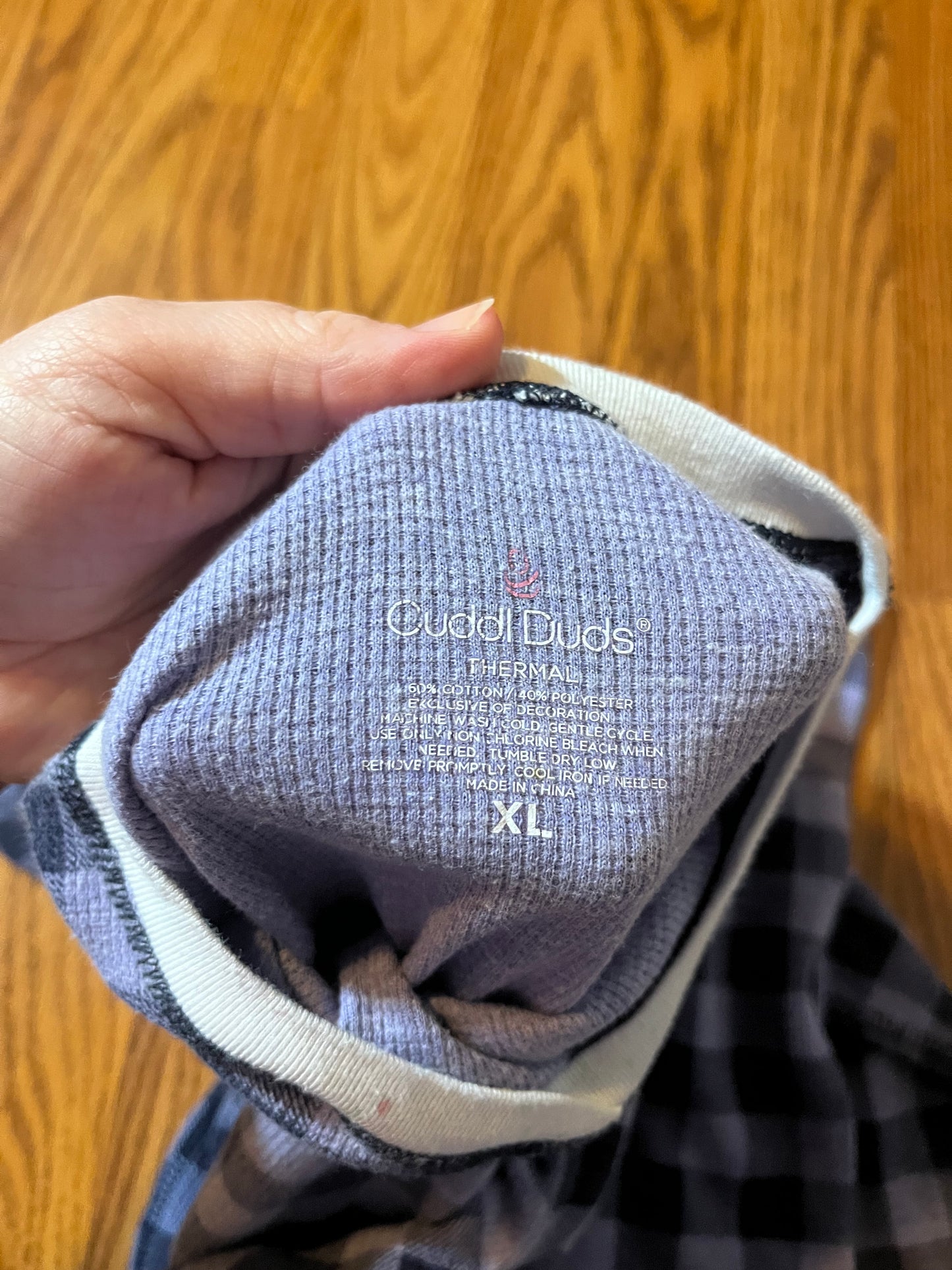 Cuddl duds girls XL 14/16 pj set