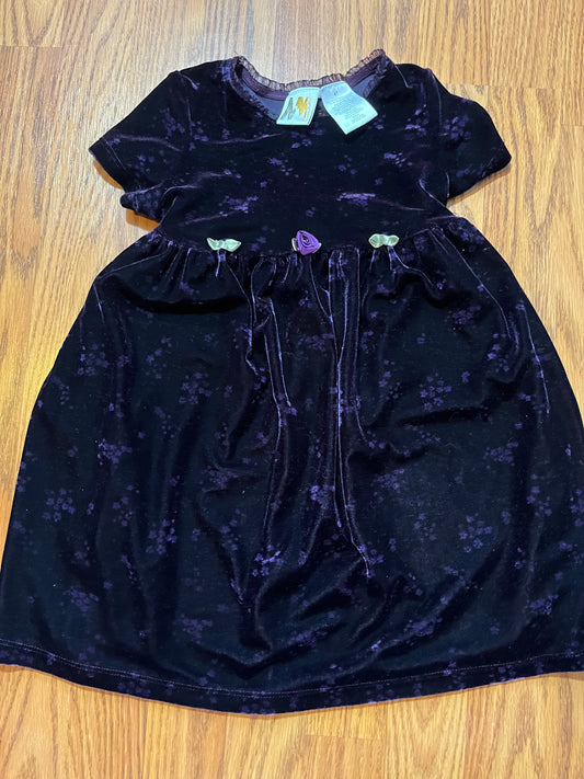 4t Velvet dress (dark purple)