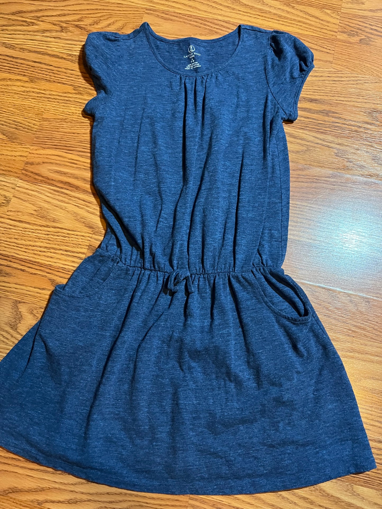 7/8 lands end girls summer dress