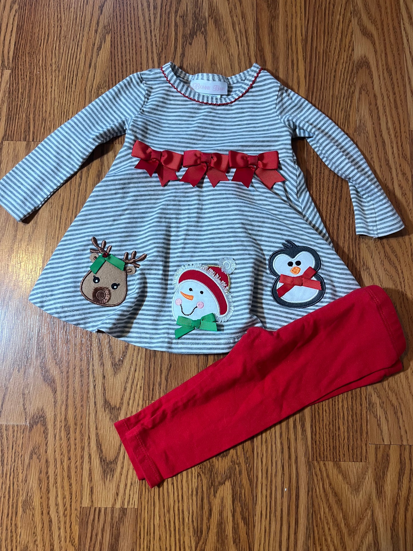 3/6 Months Bonnie Jean Christmas outfit